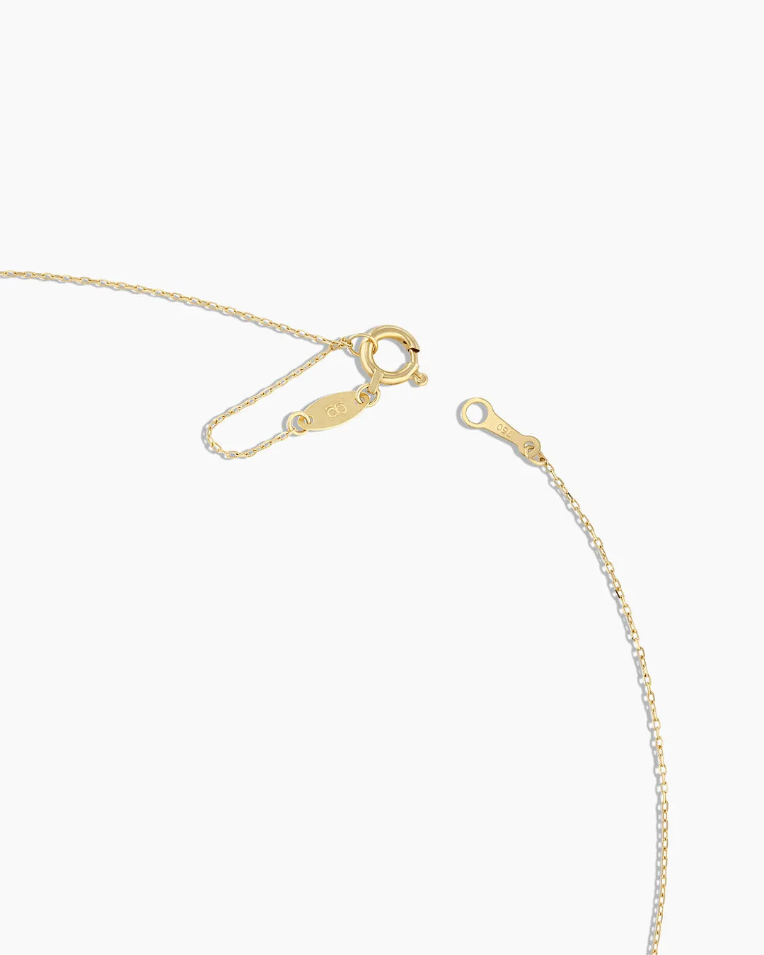 Floating Diamond Stationary Trio Necklace