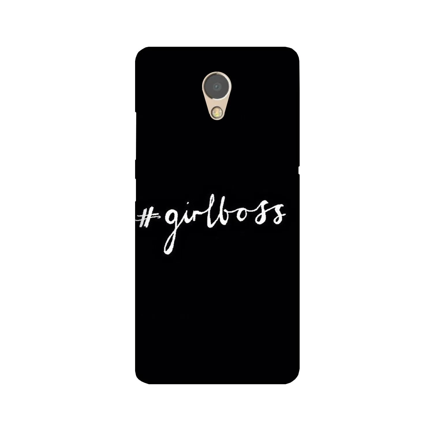 #GirlBoss Mobile Back Case for Lenovo P2 (Design - 266)