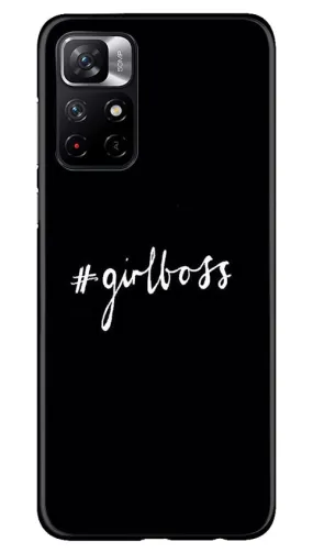 #GirlBoss Mobile Back Case for Mi 11T 5G (Design - 266)