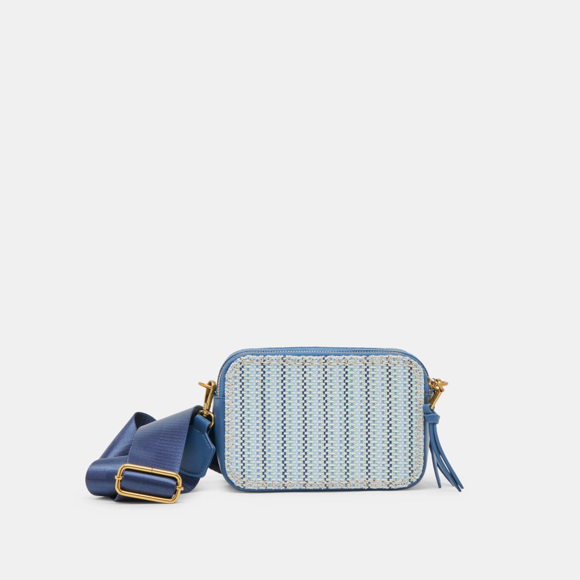 GLADYS CROSSBODY BLUE WOVEN