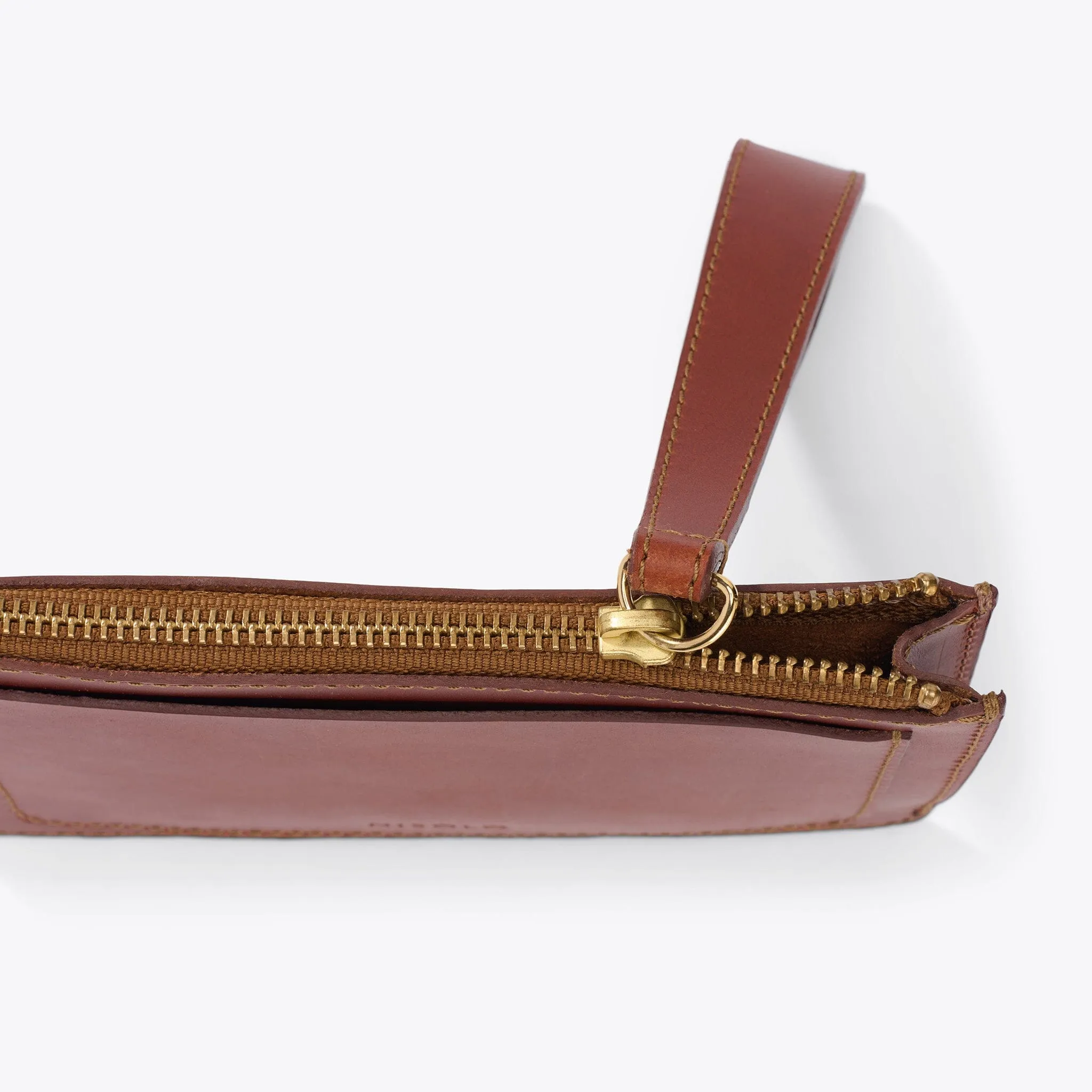 Go-To Wristlet Clutch Brandy