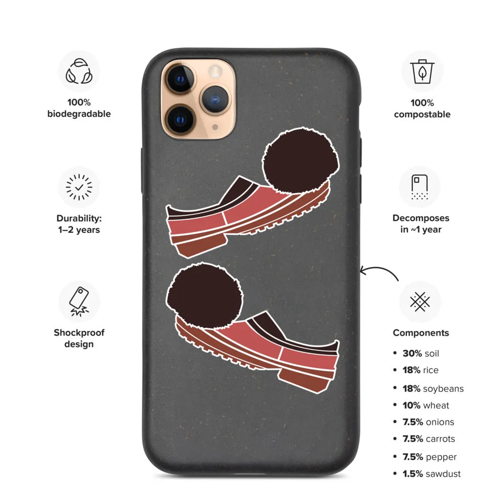 If The Shoe Fits Biodegradable phone case