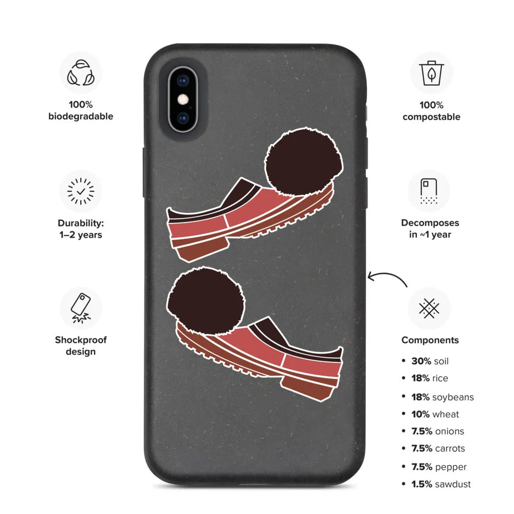 If The Shoe Fits Biodegradable phone case