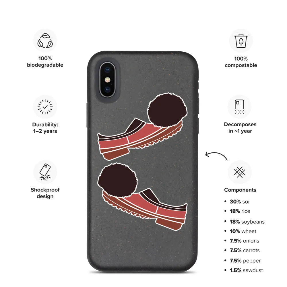 If The Shoe Fits Biodegradable phone case