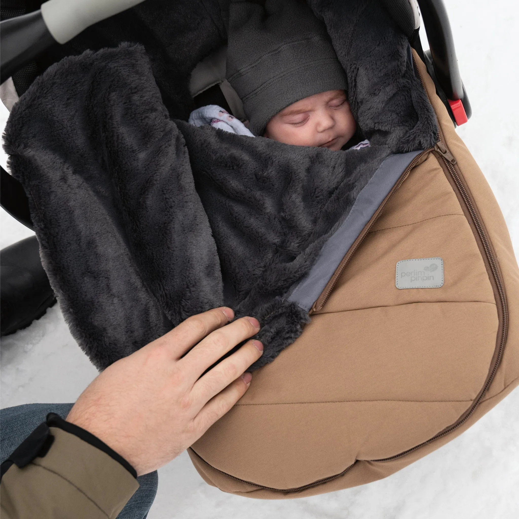 Infant winter bunting bag - Marine