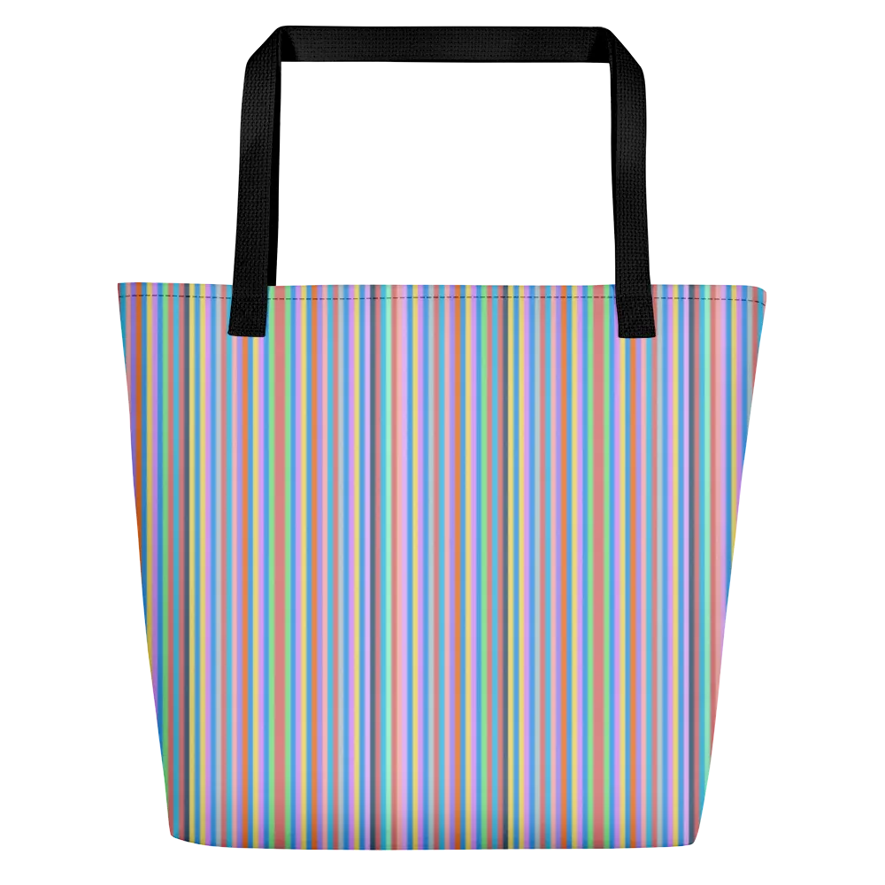 Karamela Striped Beach Bag