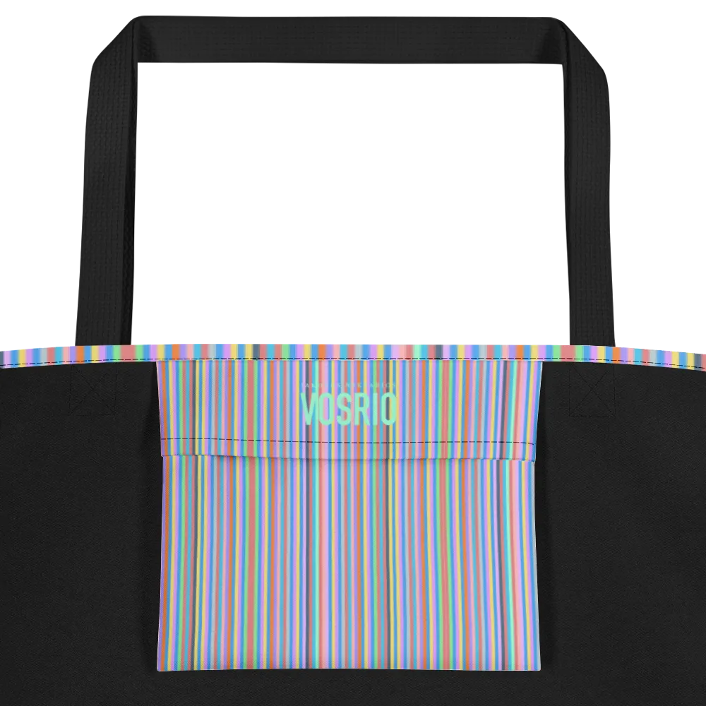 Karamela Striped Beach Bag