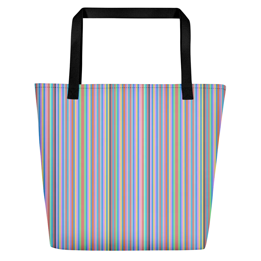 Karamela Striped Beach Bag