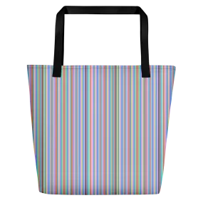 Karamela Striped Beach Bag