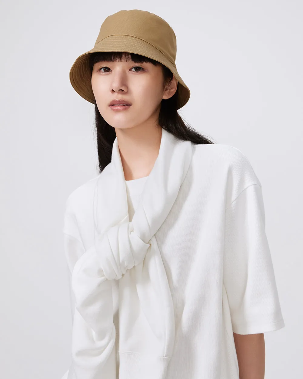 Khaki Logo Bucket Hat