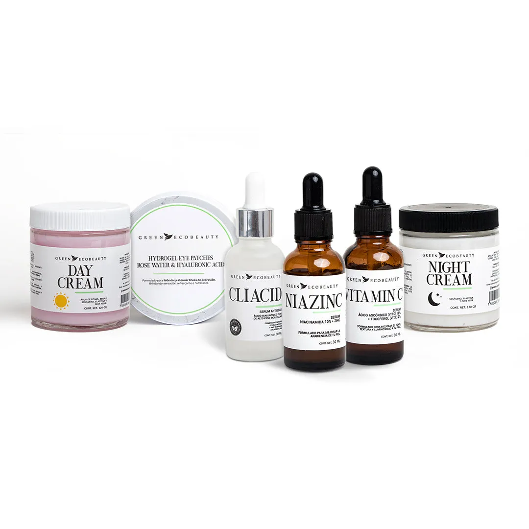 Kit Completo de Skincare para Todo Tipo de Piel (6 Piezas)