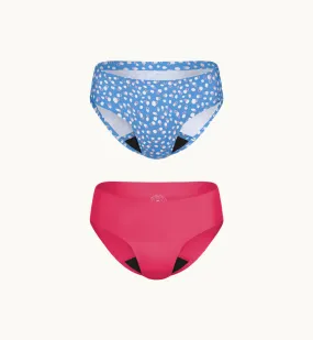 (Kit Item) Best Sellers Period Kit LP LTD Color Pink Pop/Whirlpool 2-Pack | Bikini