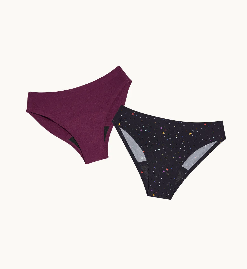 (Kit Item) Best Sellers Period Kit SLP LTD Color Lucky Star/Berry 2-Pack | Bikini