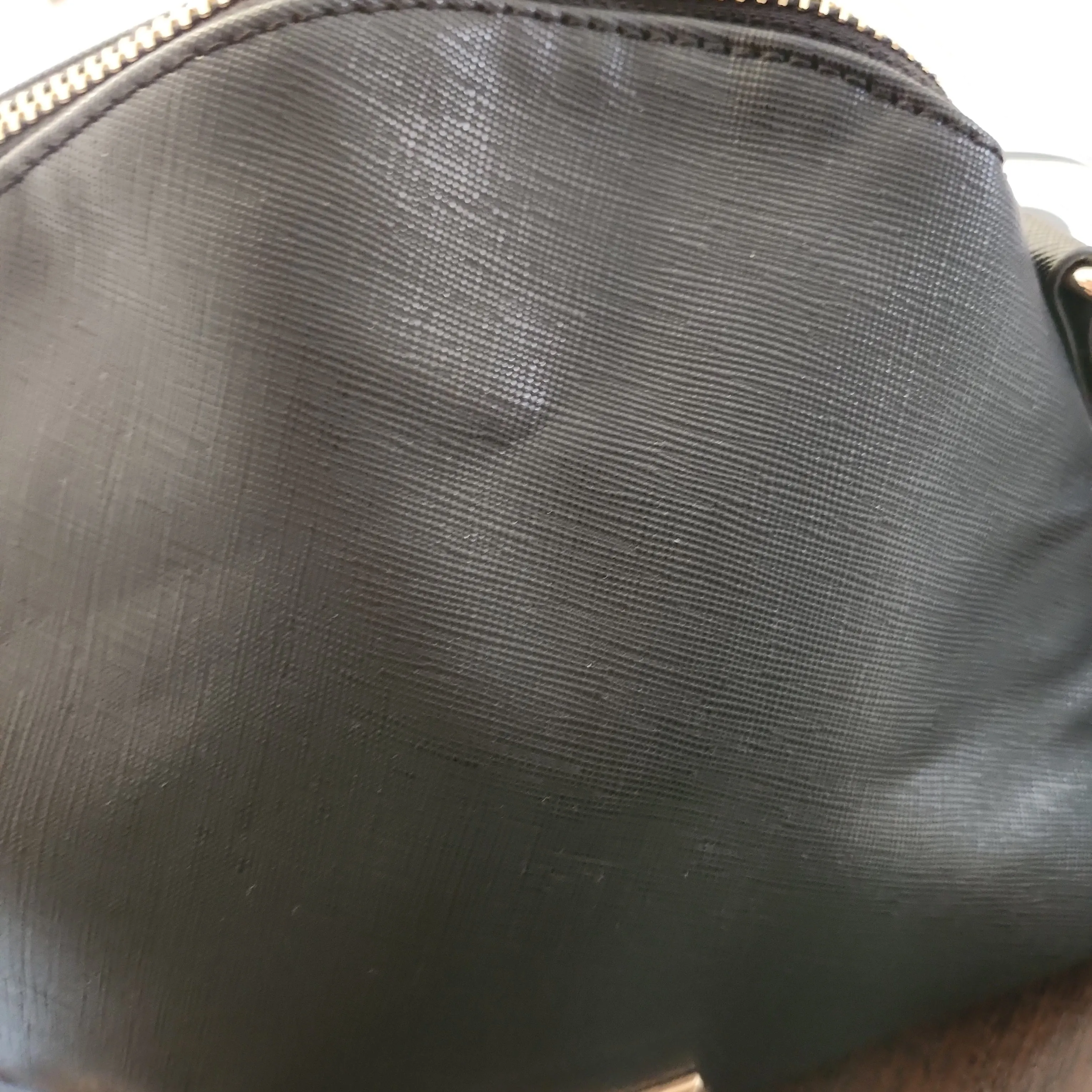 Kurt Geiger Black Textured Leatherette Dome Crossbody Bag | Like New |