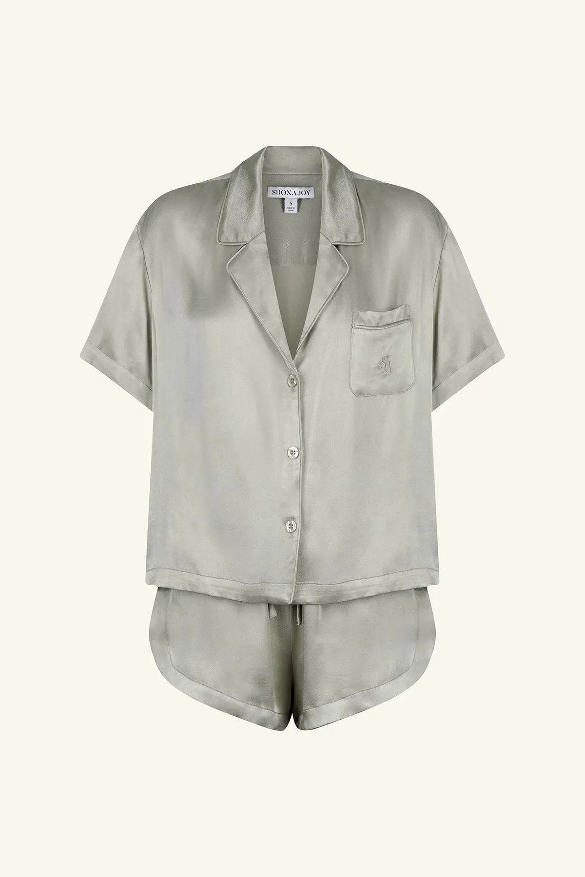 LA LUNE LOUNGE SHIRT SET - SAGE