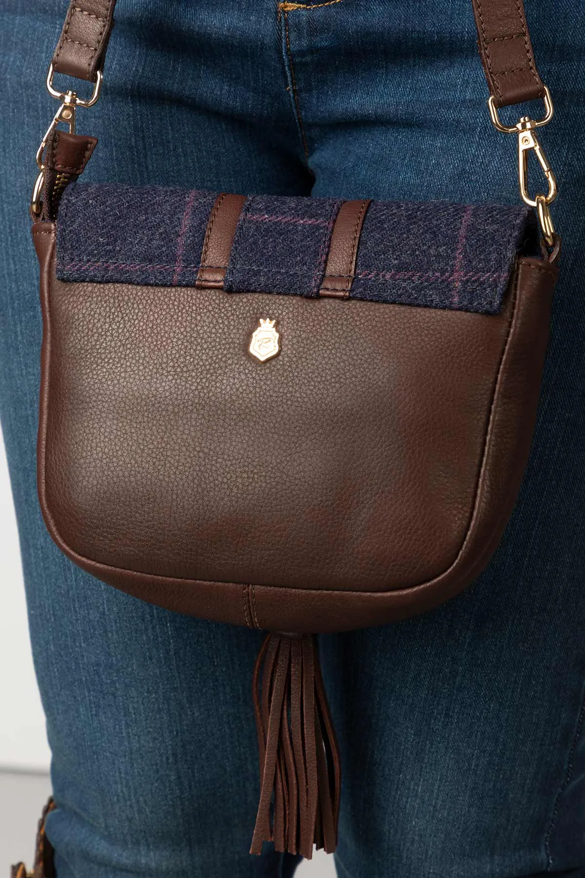 Ladies Tweed Cross Body Bag - Helmsley