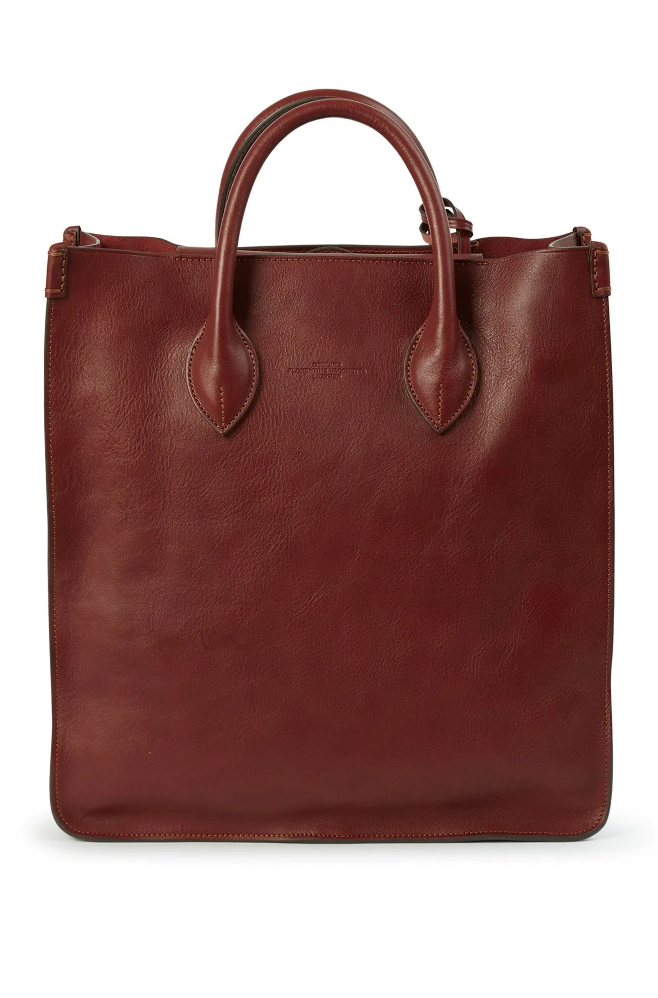 LORELLA ROSSA HANDBAG IN ITALIAN LEATHER CRIMSON RED