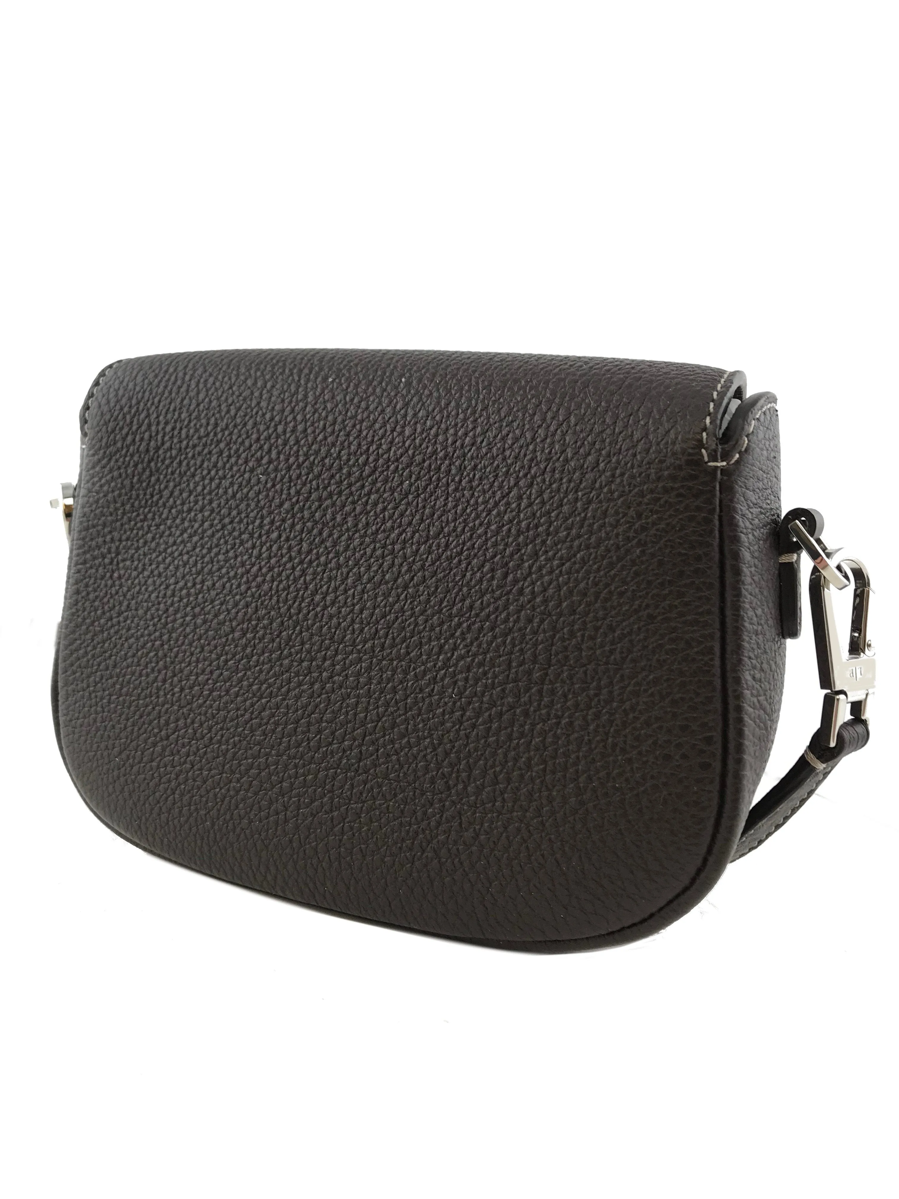 Loro Piana Mini Lune Odessa Leather Crossbody