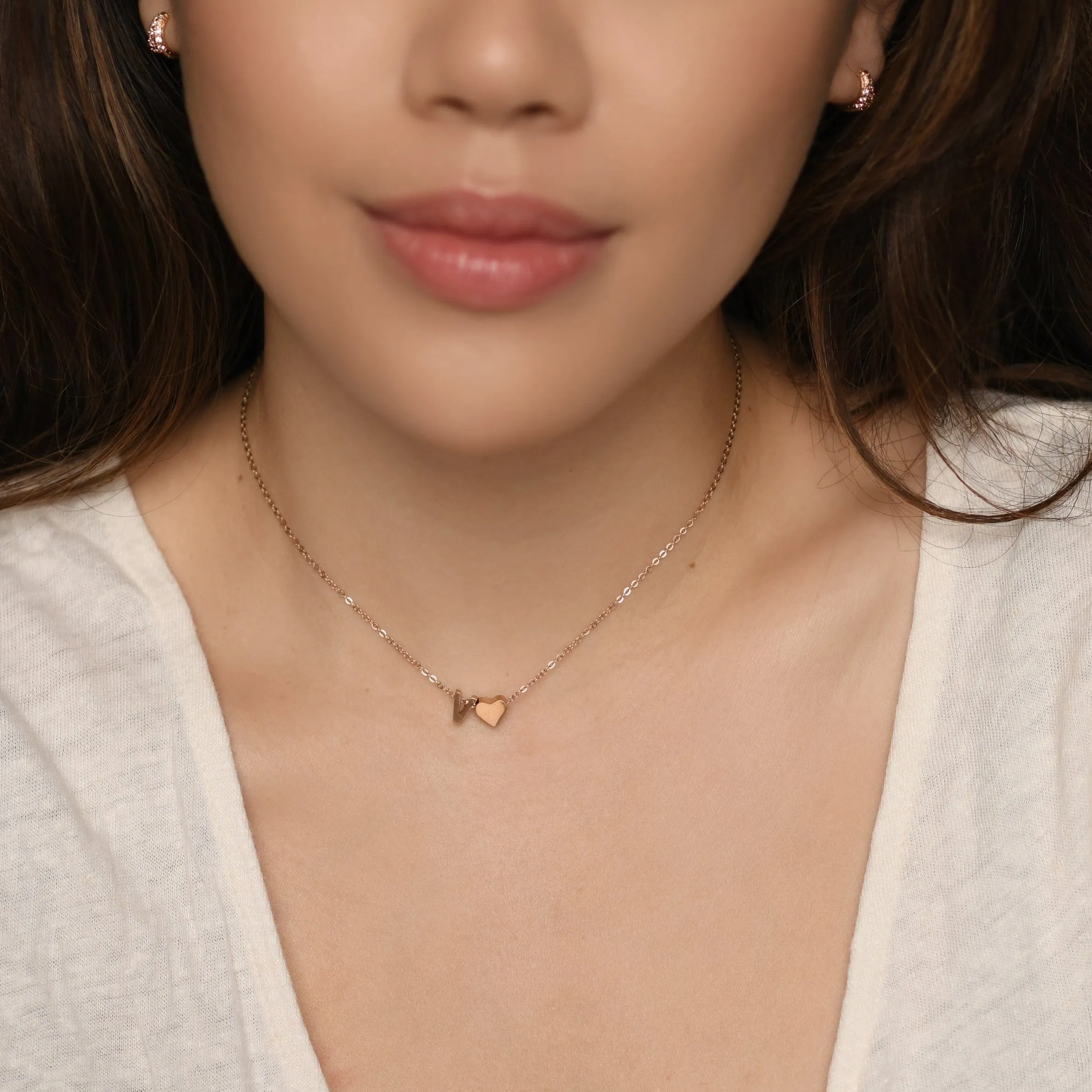 Love Letter Necklace | Rose Gold