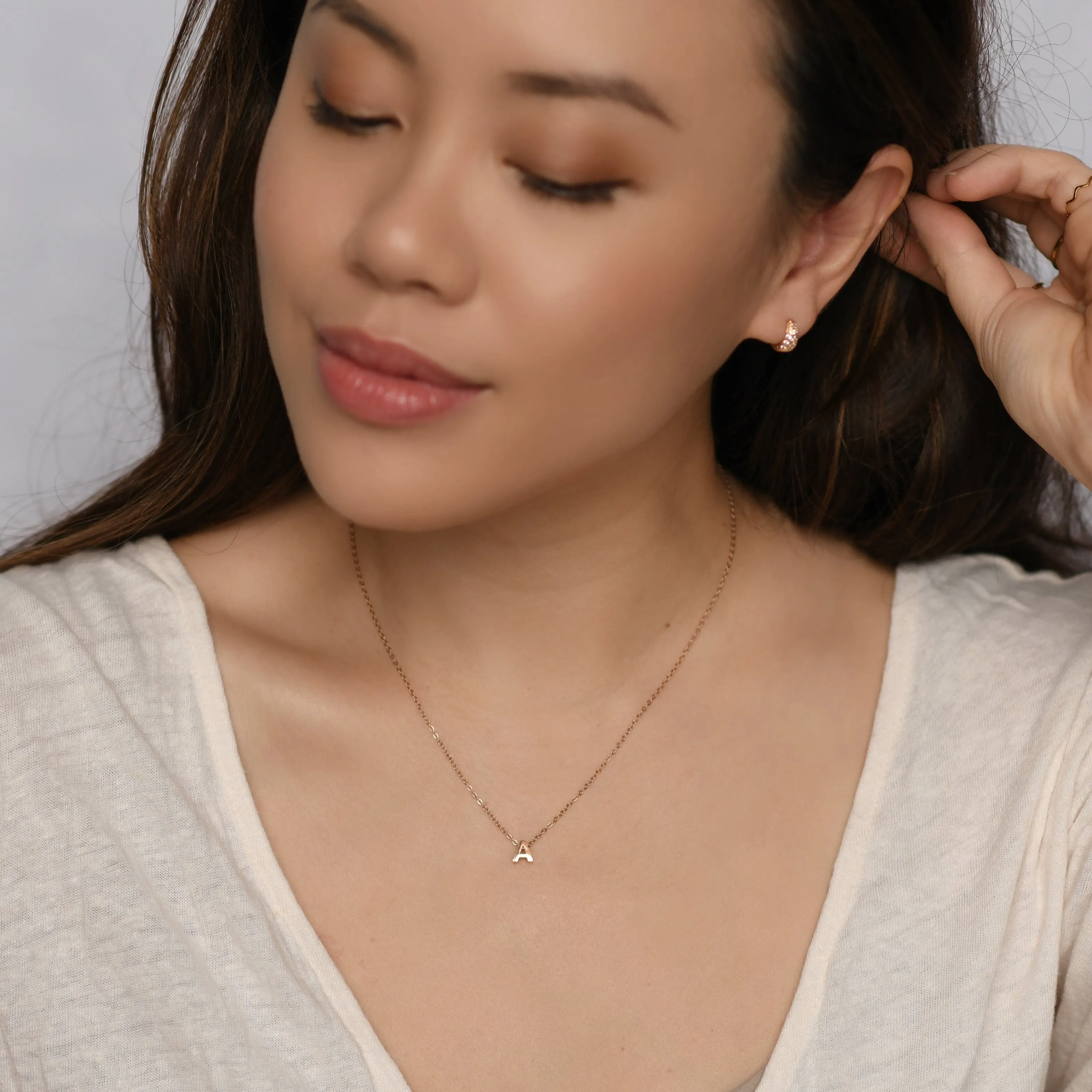 Love Letter Necklace | Rose Gold