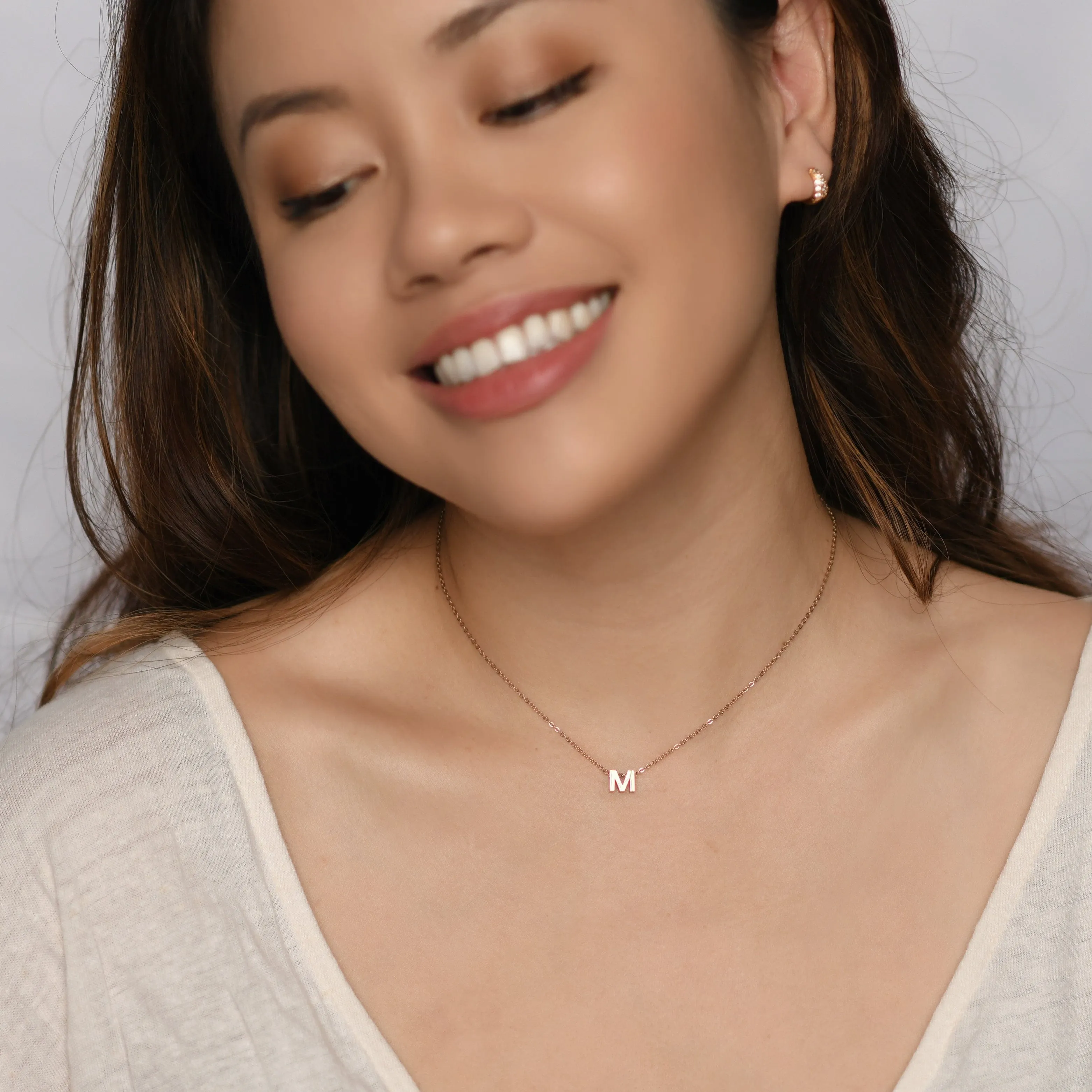 Love Letter Necklace | Rose Gold