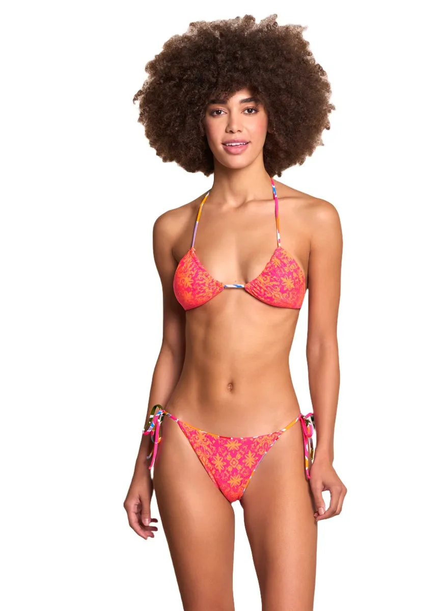 Maaji Jungle Rain Edge Sliding Triangle Bikini Top