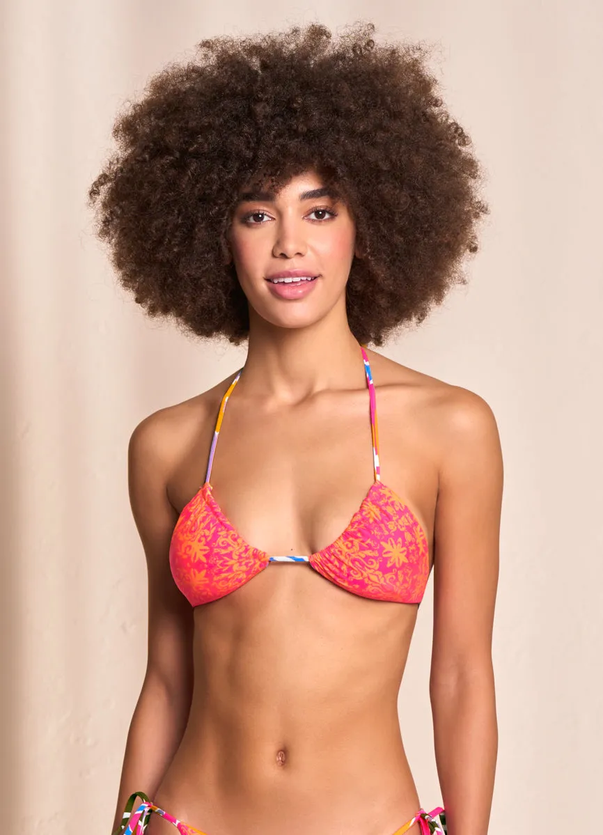 Maaji Jungle Rain Edge Sliding Triangle Bikini Top