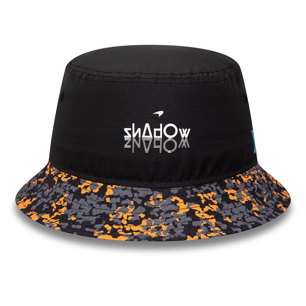 McLaren Racing F1 New Era Shadow Bucket Hat - Black