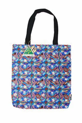 Meeting Place (Water) Cotton Tote Bag Large