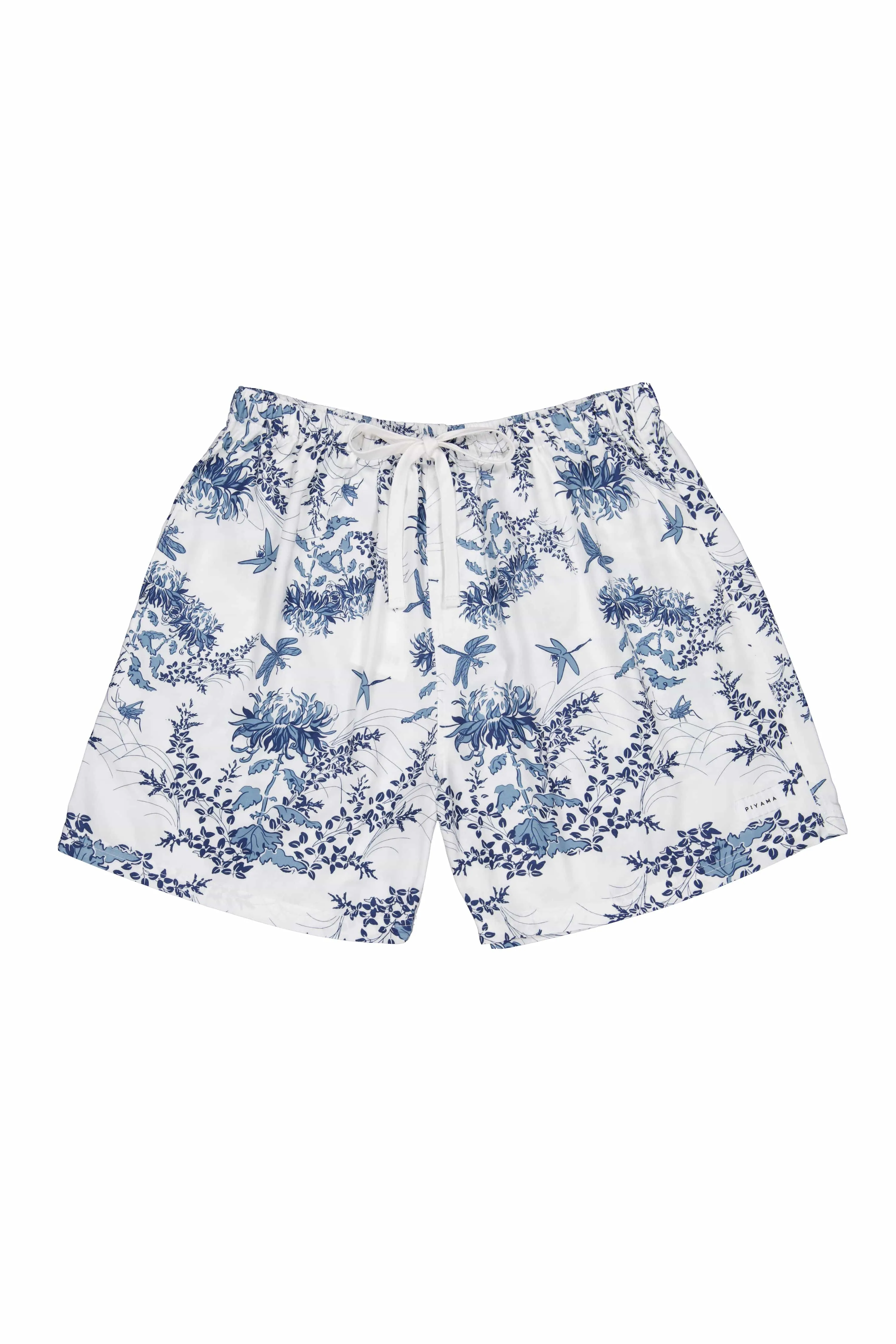 Men’s Boxers - Short Length - Summer Toile - Aegean Blue