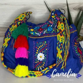 Mexican Embroidered Boho Tote - Puebla Large