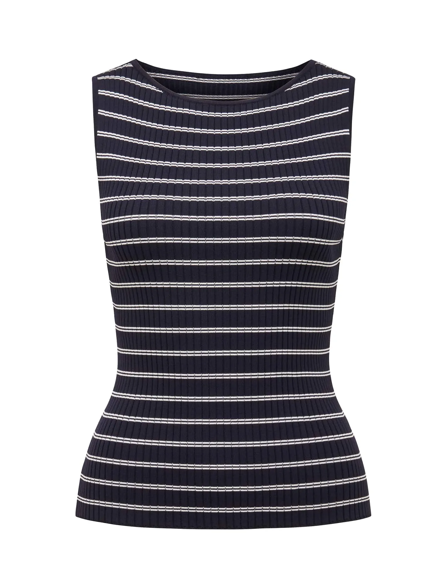 Millie Stripe Boatneck Tank Top