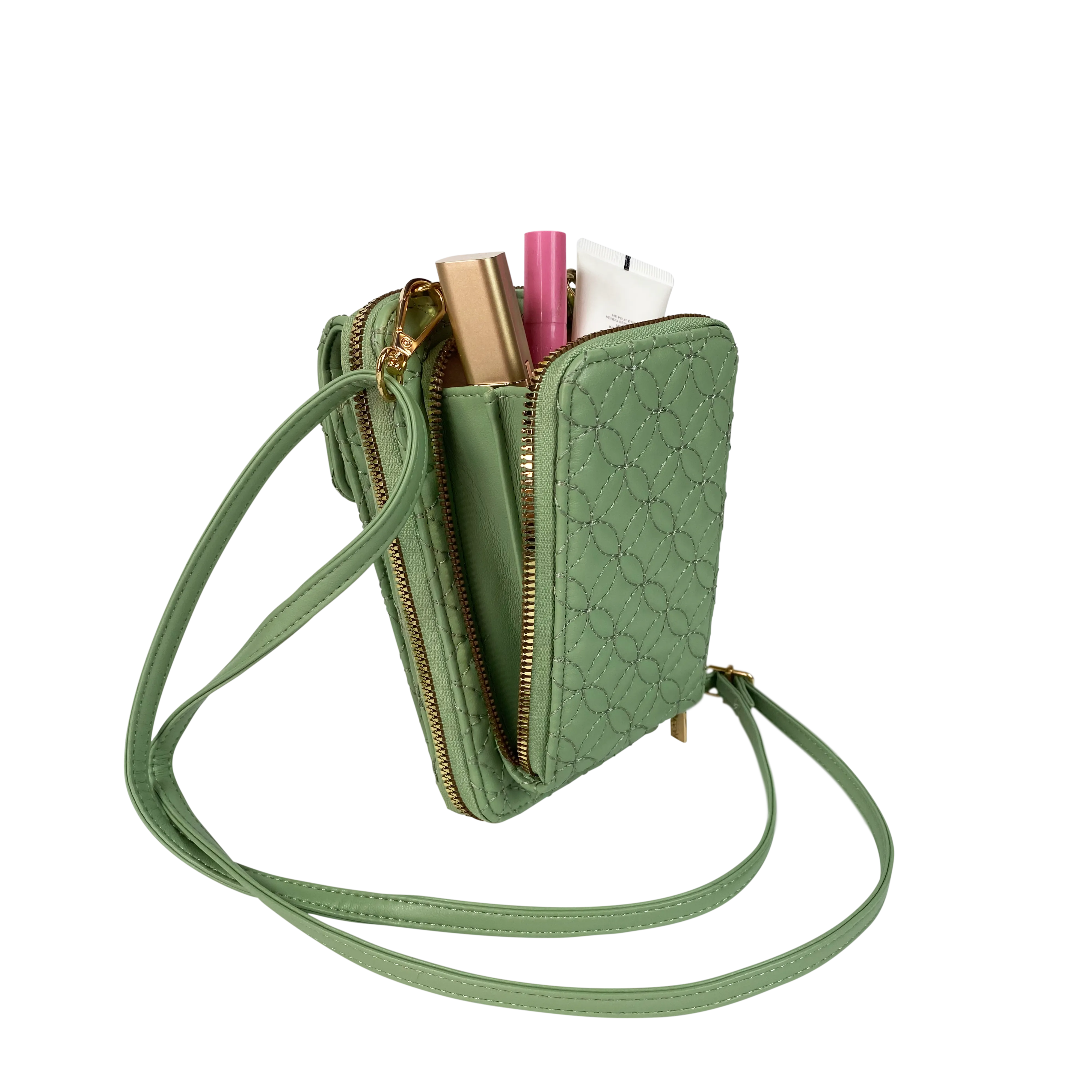 Mr Phone Crossbody- Sage