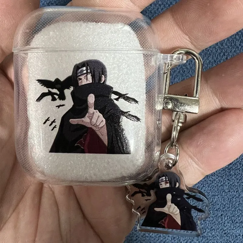 Naruto Uchiha Itachi Silicone Case for AirPods 1 2 Pro Cartoon Silicone Cover for AirPods 3 Pro2 Bluetooth Earphone Shell Gifts