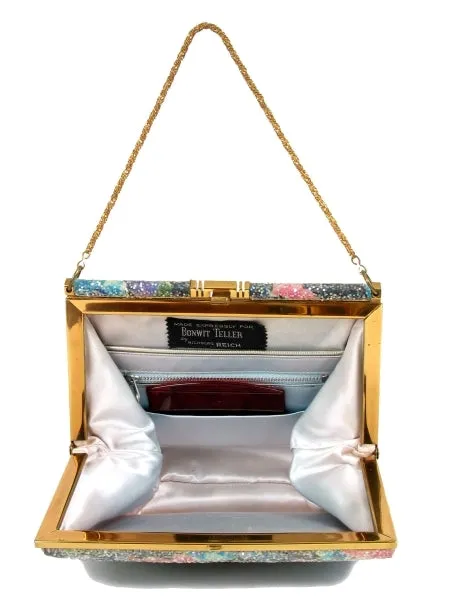 Nicholas Reich Confetti Bag with Original Mirror!