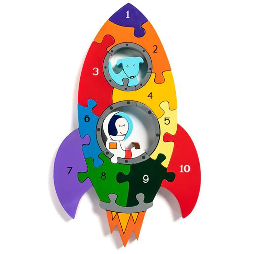 Number Rocket Jigsaw Puzzle