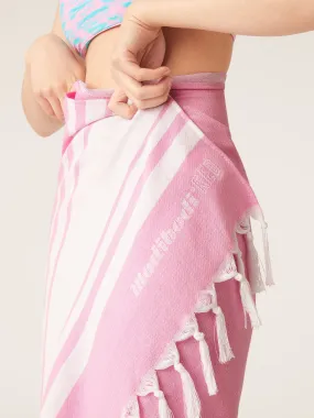 Organic Cotton Beach Towel Bubblegum Pink