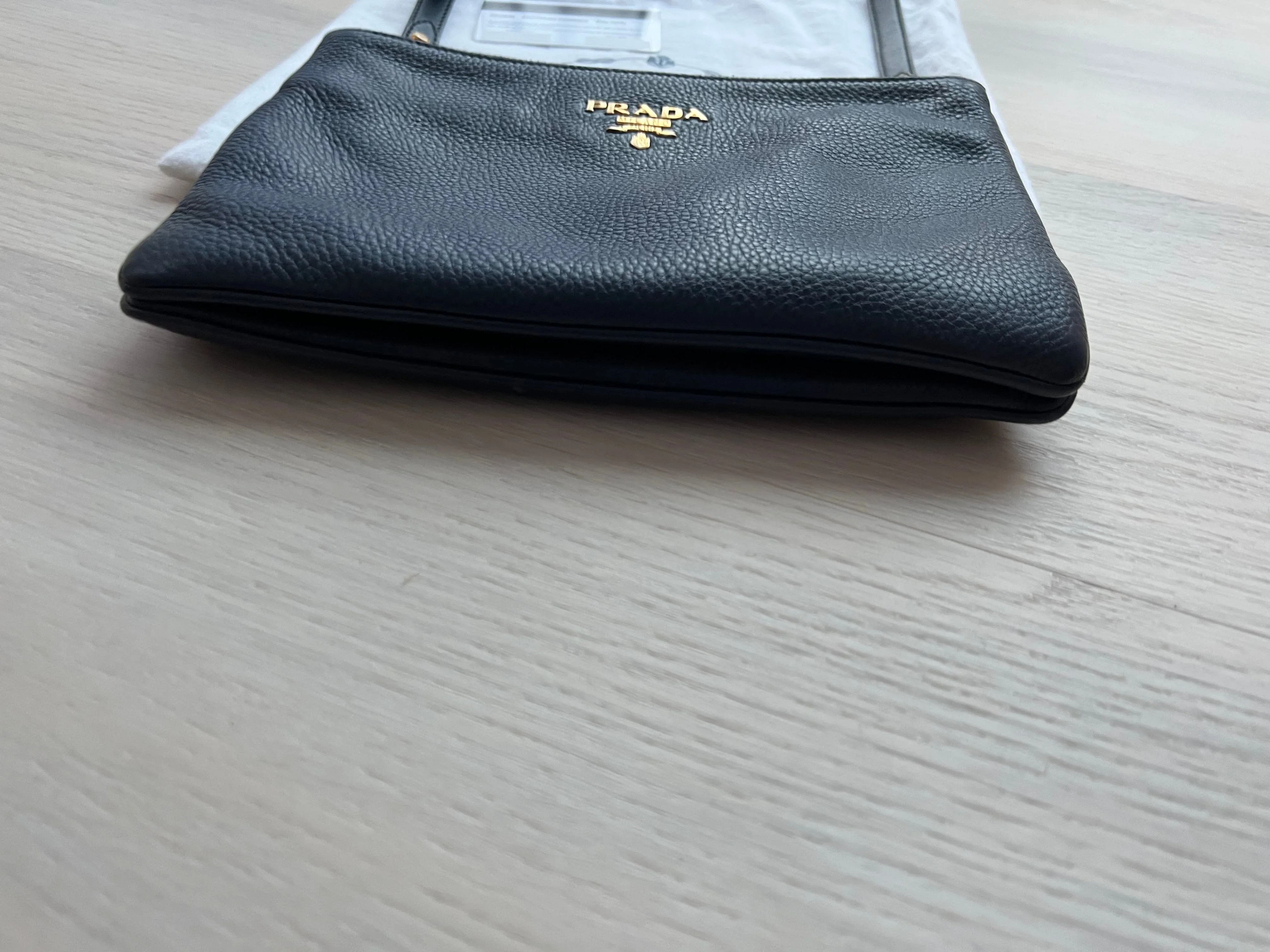 Prada Double Zip Crossbody Bag