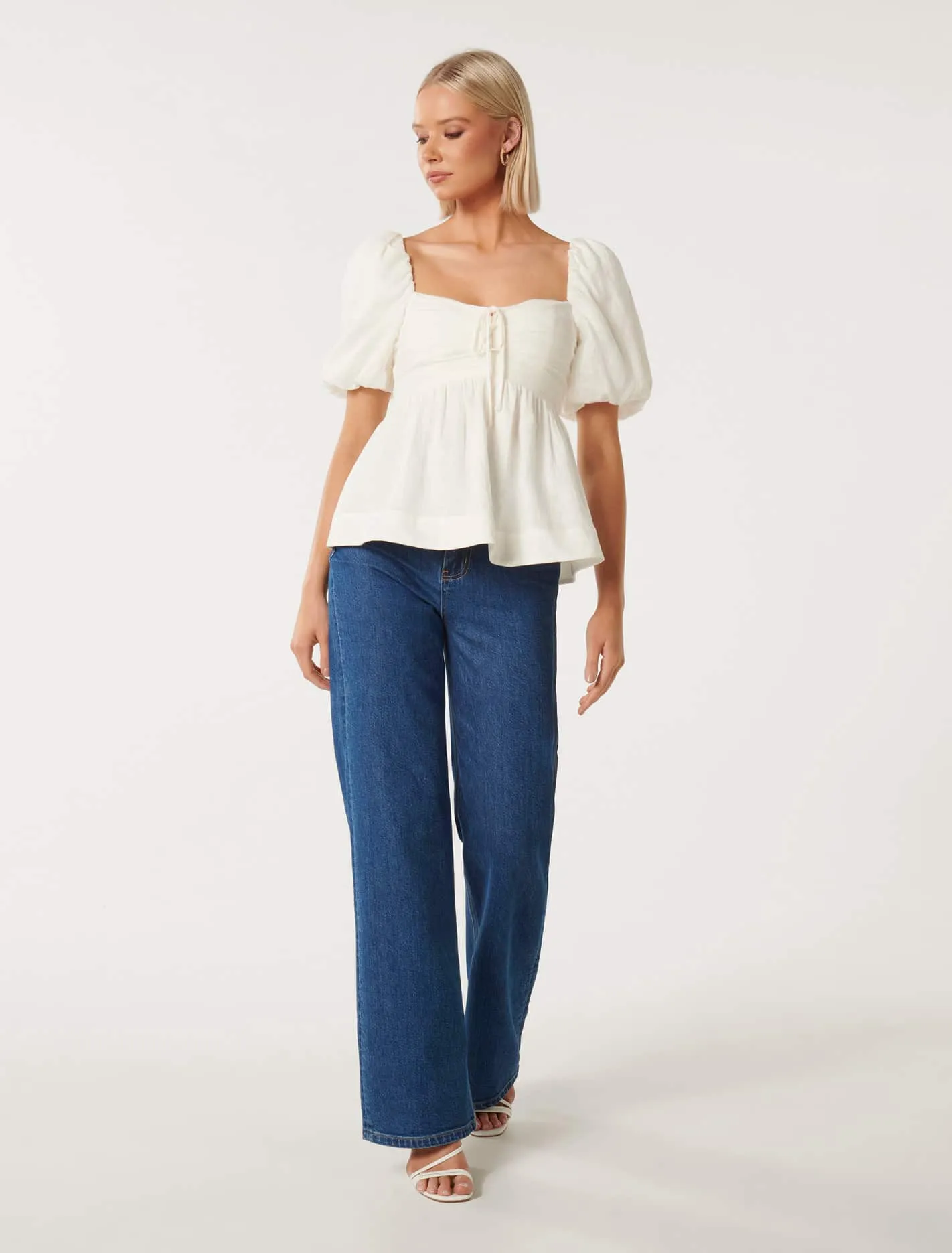 Rae Ruched Bodice Blouse