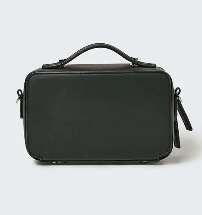 Recycled Vegan Handbag - City case black