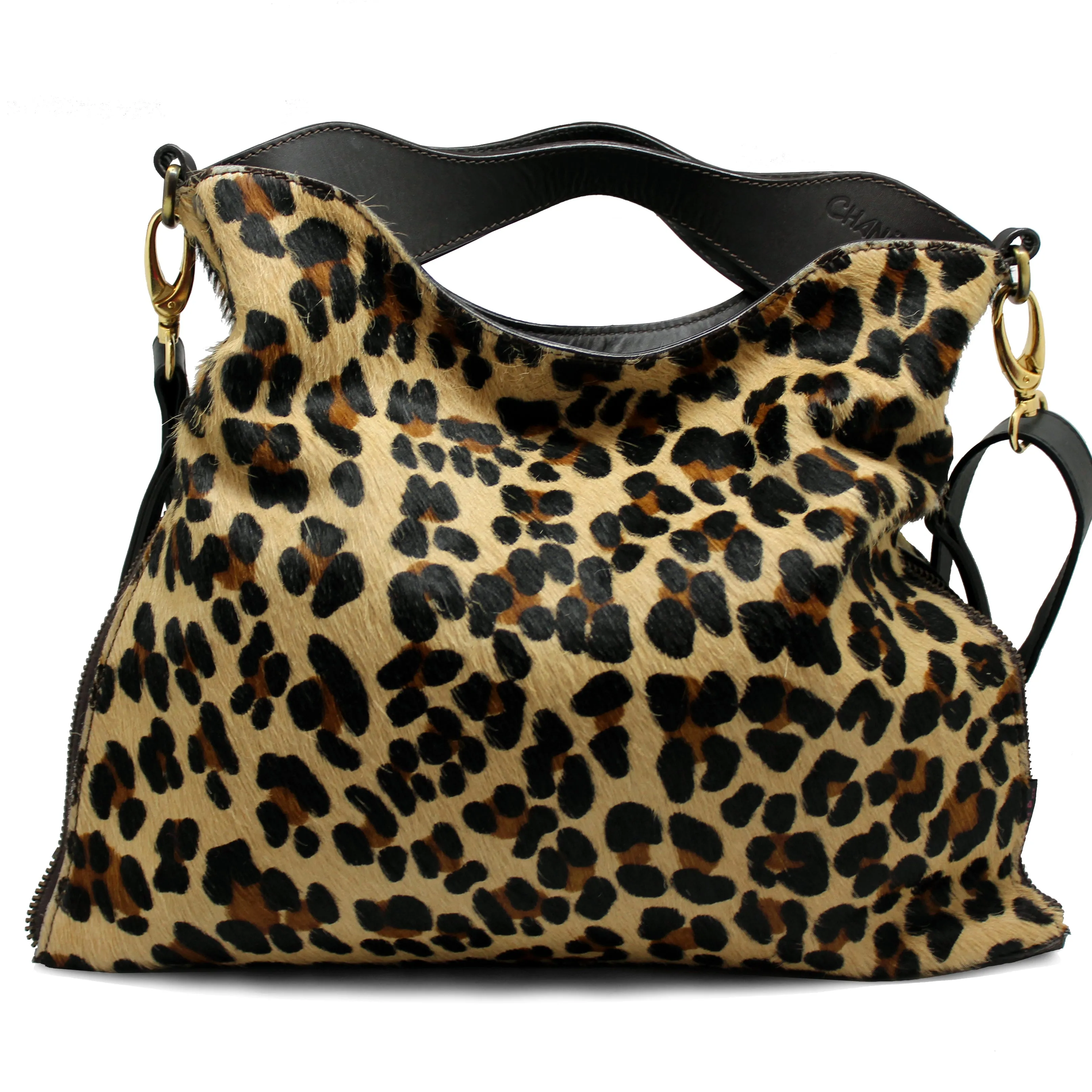 Riche - Leopard/Black handbag- pre order