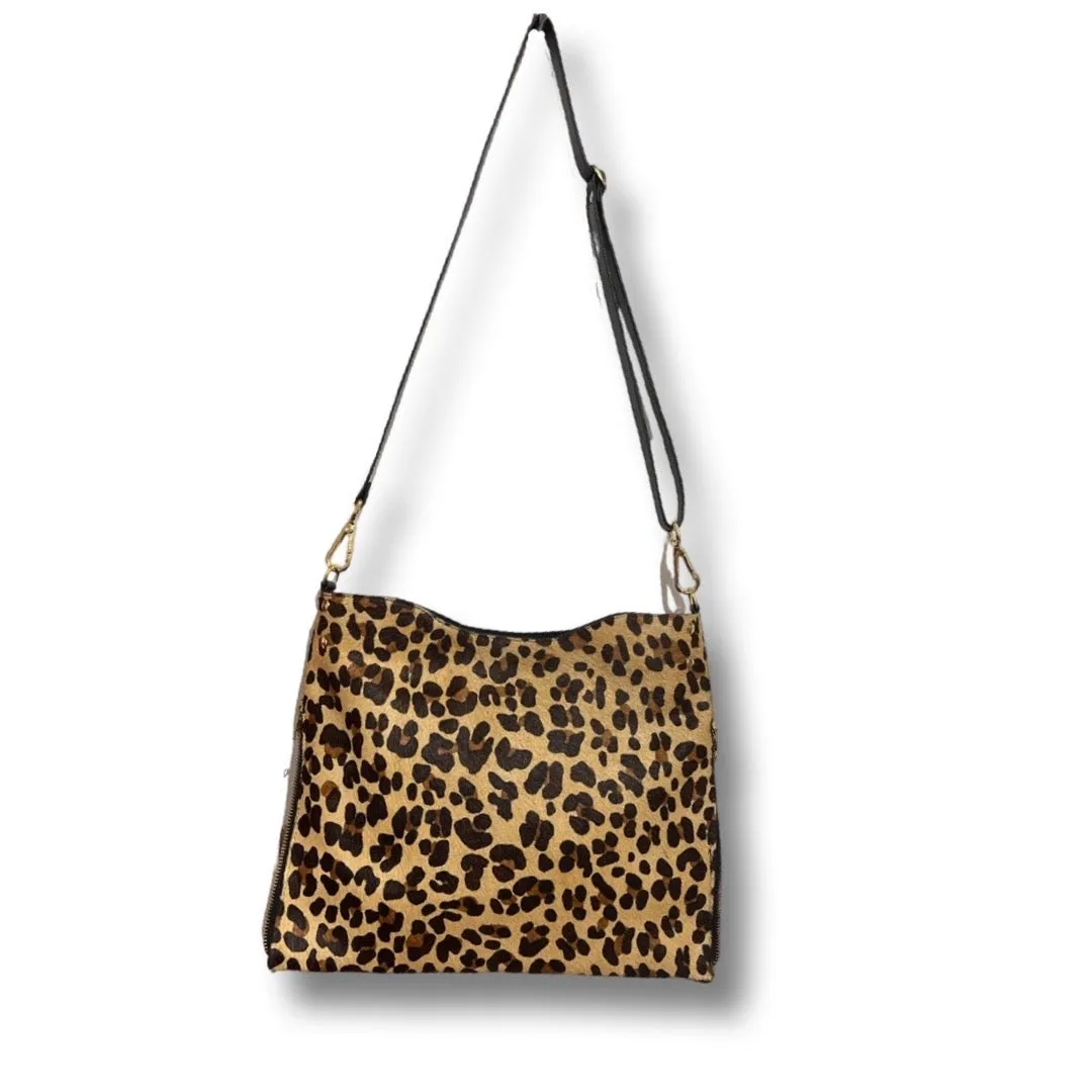 Riche - Leopard/Black handbag- pre order