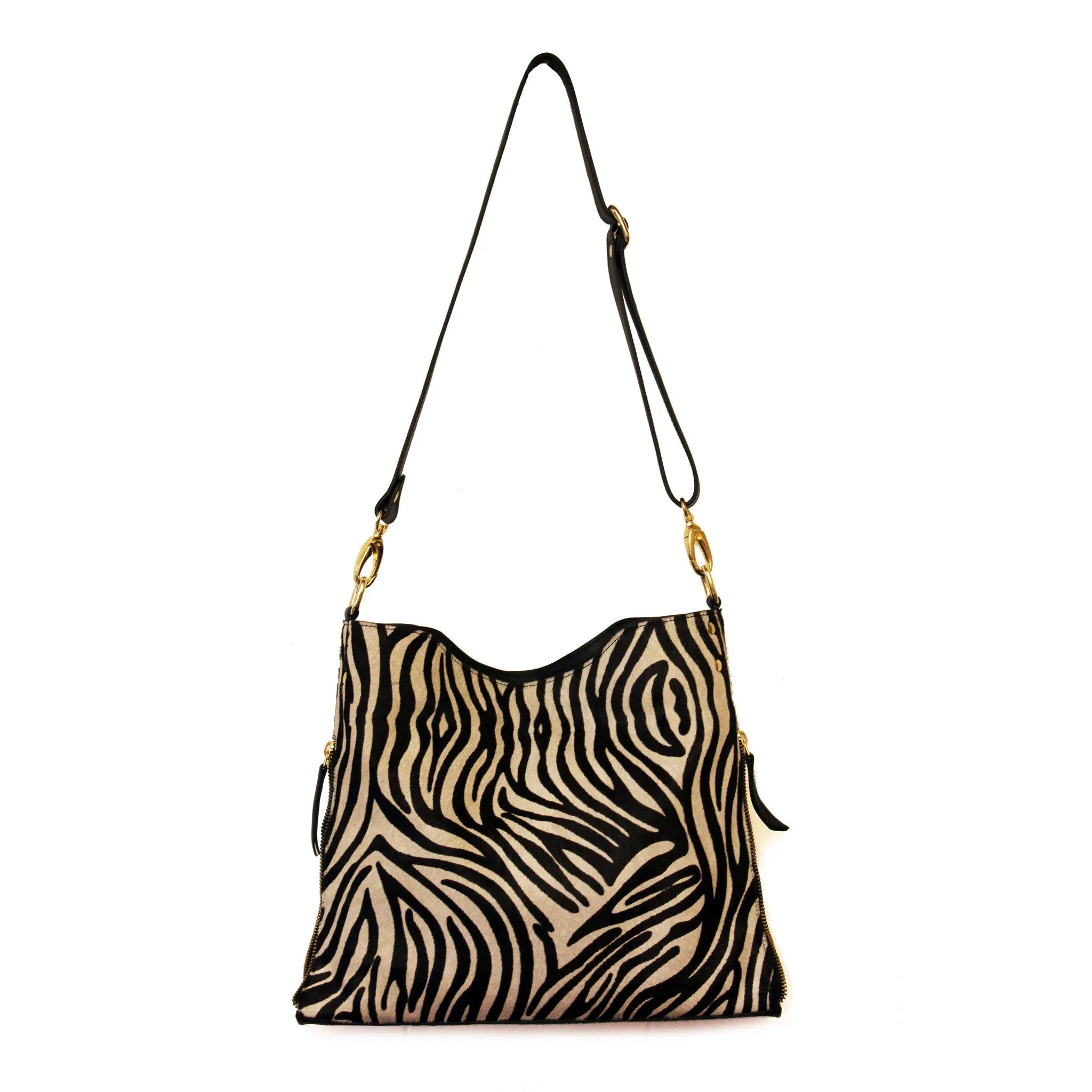 Riche - Zebra Black Handbag