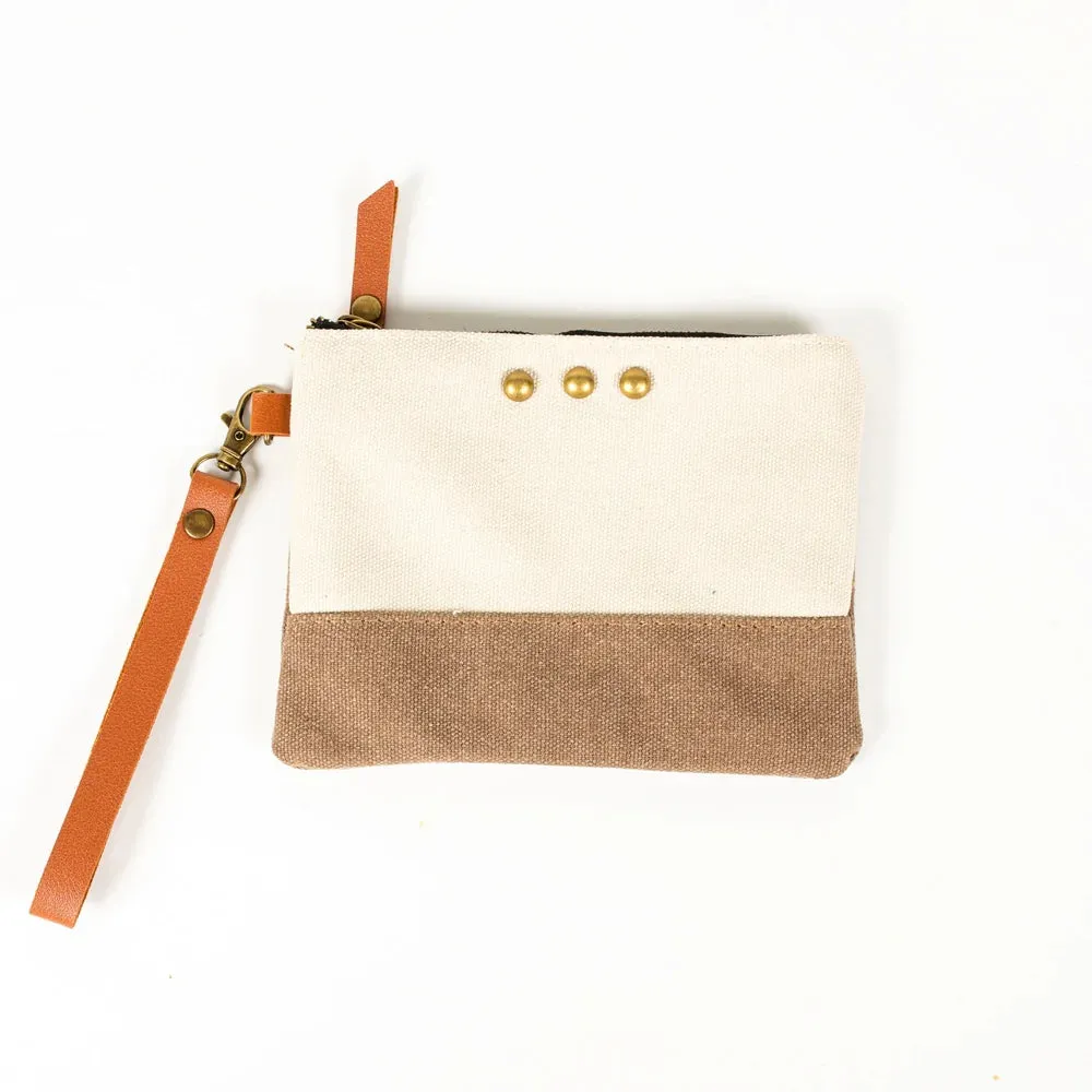 Sadie Canvas Hobo Wristlet