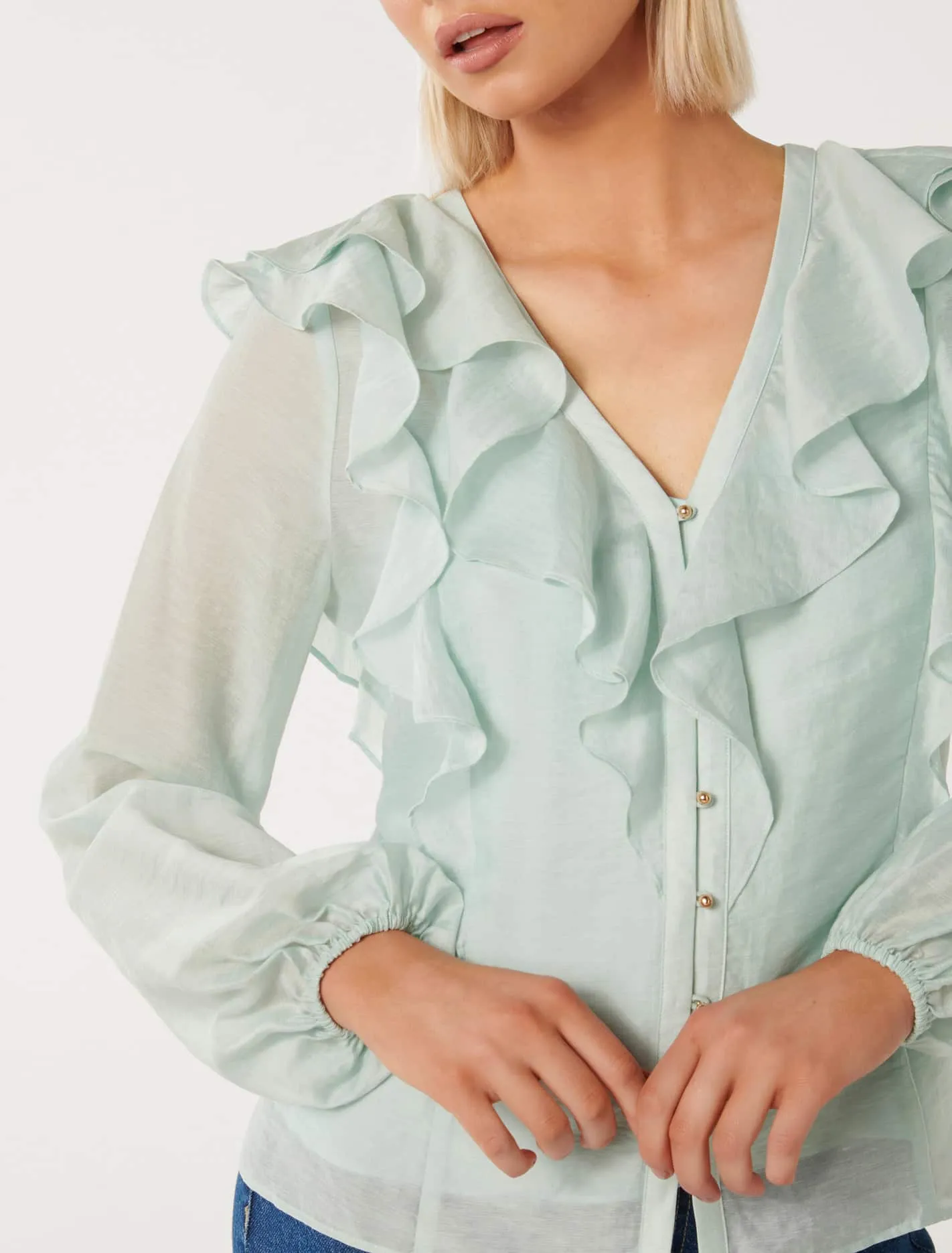 Sandy Ruffle Blouse