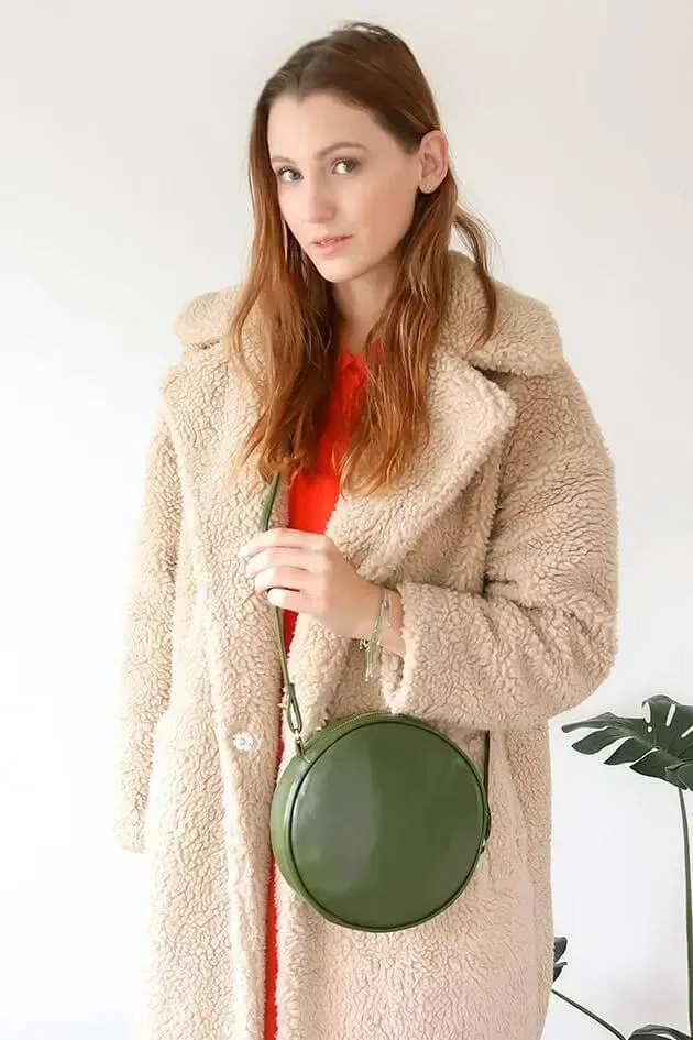 Sevigny - Cactus Leather Crossbody Vegan Bag