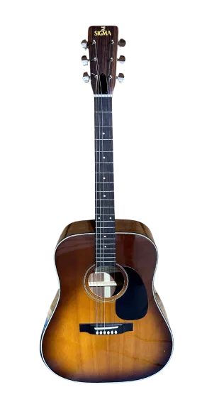 Sigma by Martin 52SDM-5S Sunburst Acoustic Guitar. W/ Case