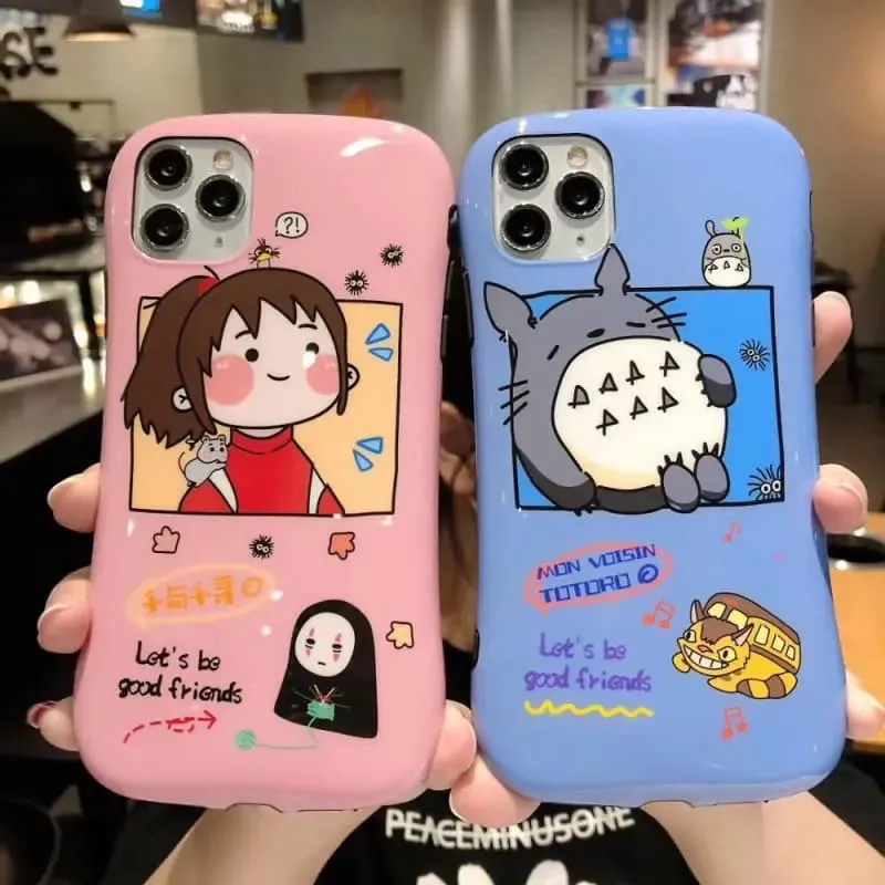 Silicone stand MKirited Away Totoro soft Mobile phone case MK14878