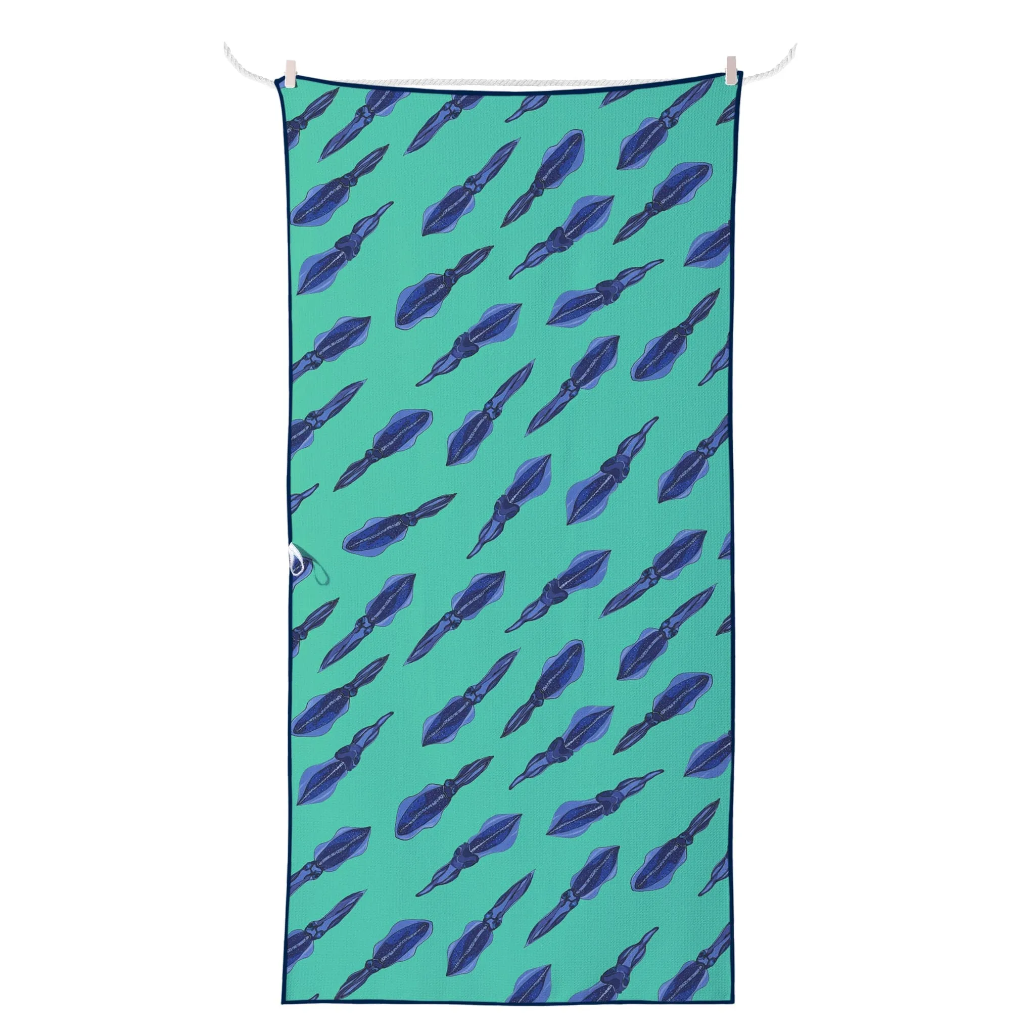 Squiddy Tales Sand Free Beach Towel