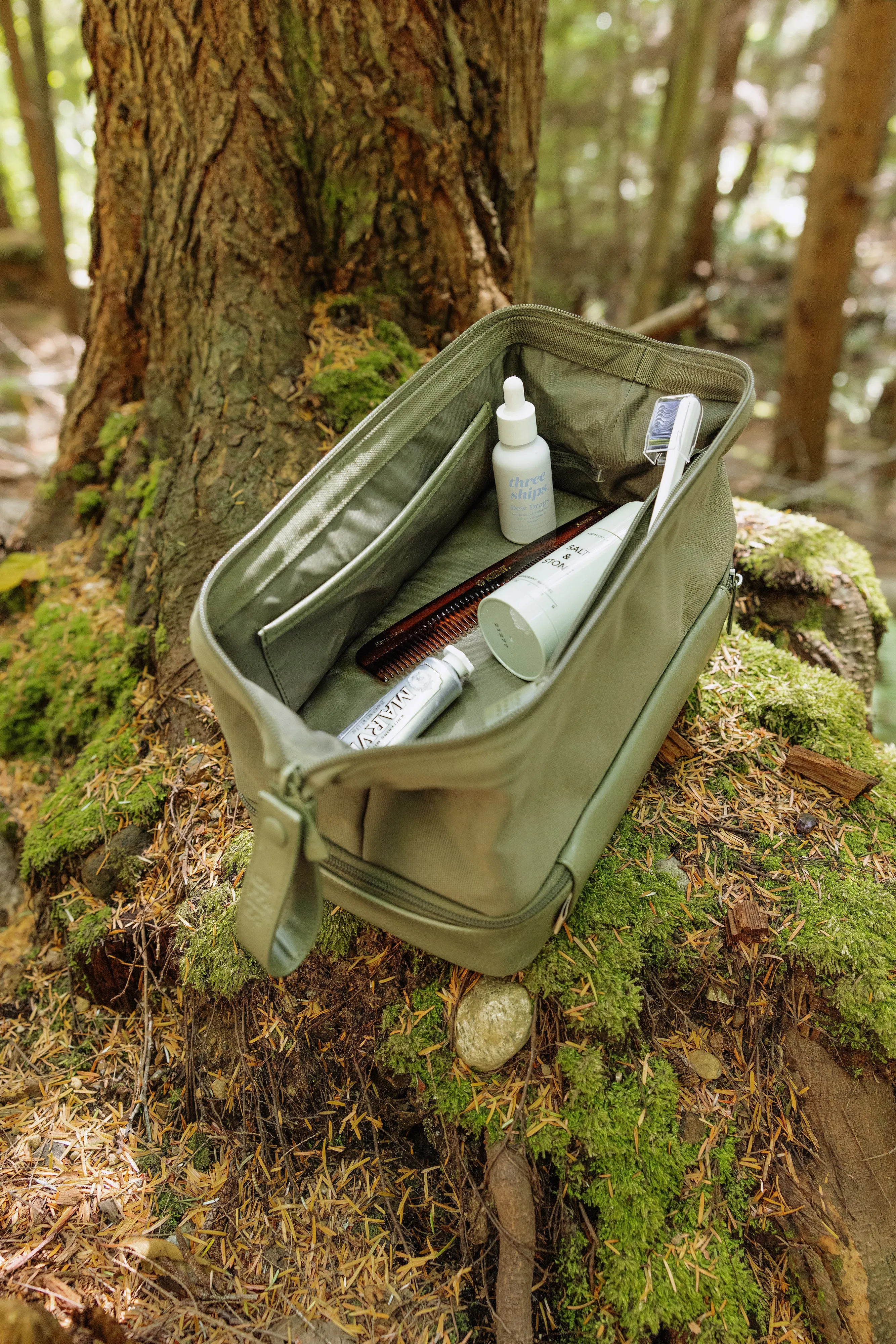 The Dopp Kit in Olive